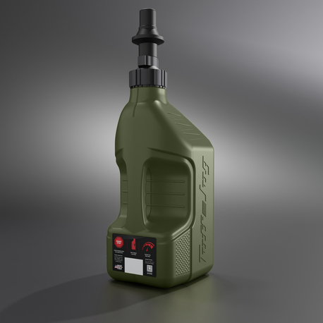Tuff Jug 10L Forest Green w/ Black Ripper Cap (GEN 3)